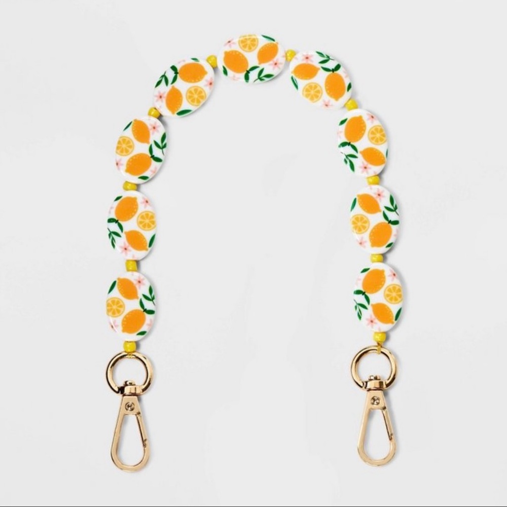 Universal Thread • Mixed Lemon Beaded 9.8 Inch Handbag
Strap